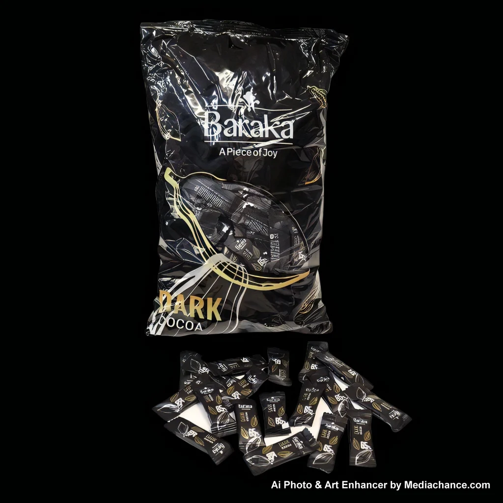 شکلات تلخ 65درصد باراکا آیلا 3 گرمی