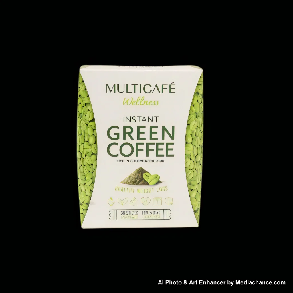 قهوه سبز فوری مولتی کافه 30عددی
