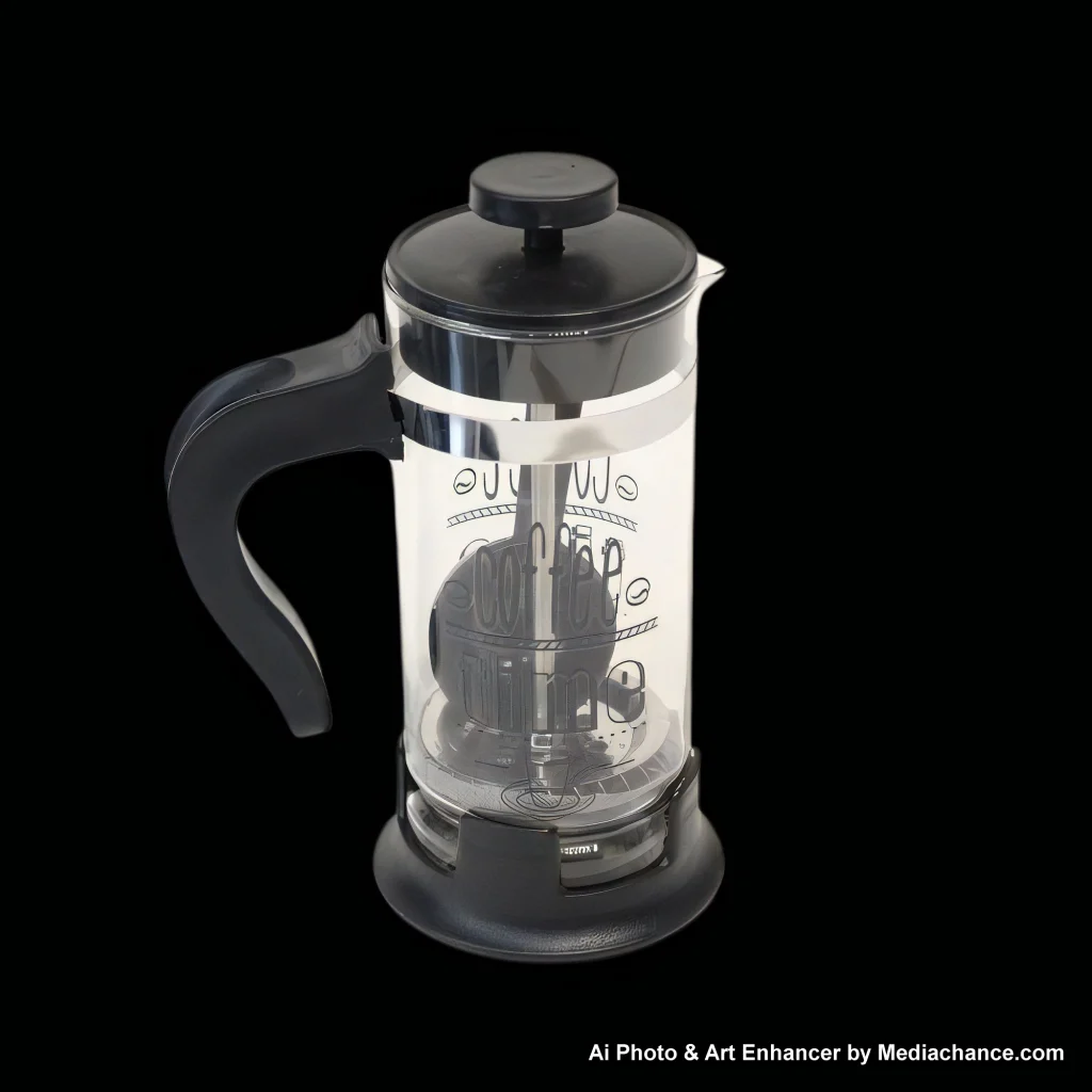 فرنچ پرس چاپدار 350ml