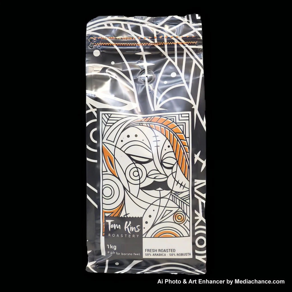 دان قهوه 50 روبوستا تام کینز سفید