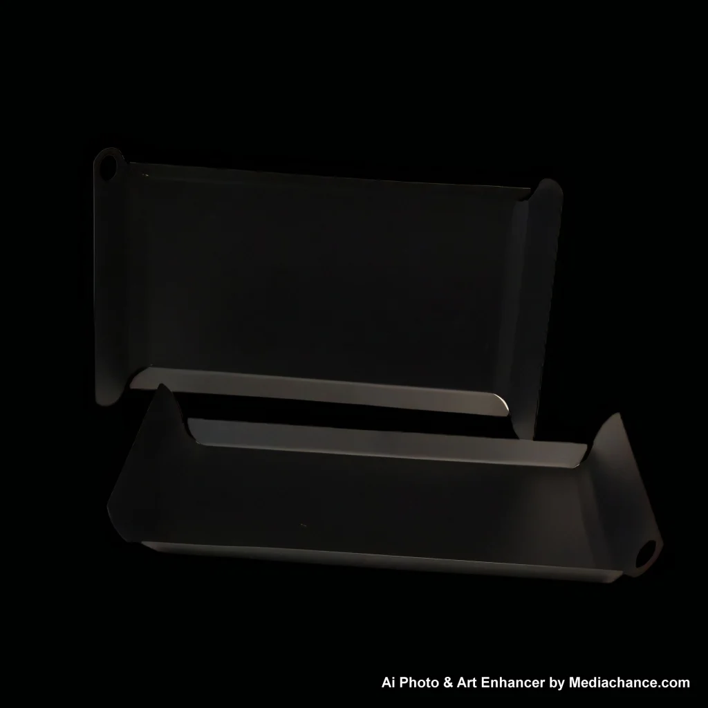 سینی سرو فلزی مشکی