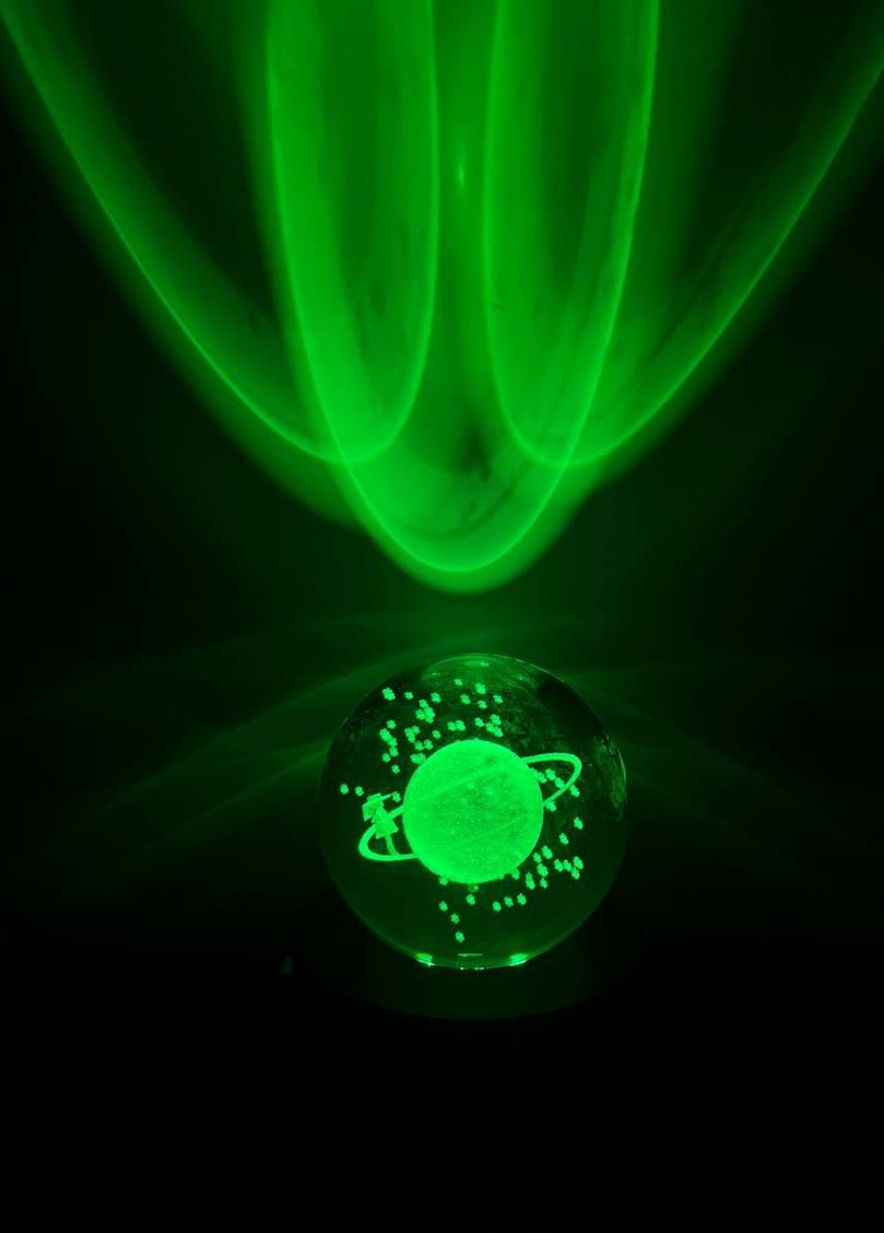 گوی کریستالی رنگی 6 سانتی - تصویر 3