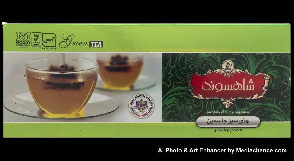 تی بگ چای سبز 25عددی شاهسوند