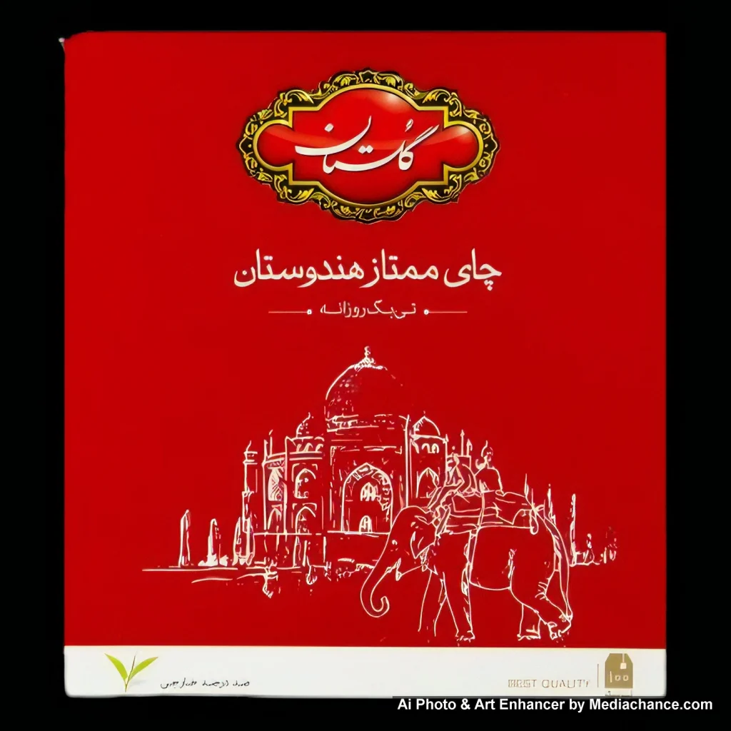 چای کیسه ای 100عددی گلستان تمام قرمز