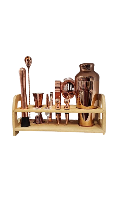 ست بار سرد دسته دار رز گلد