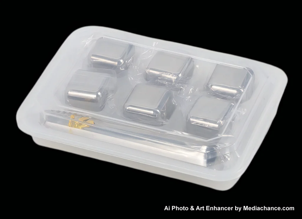 یخ استیل 6عددی انبر دار